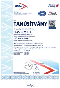 Flash-FM ISO9001